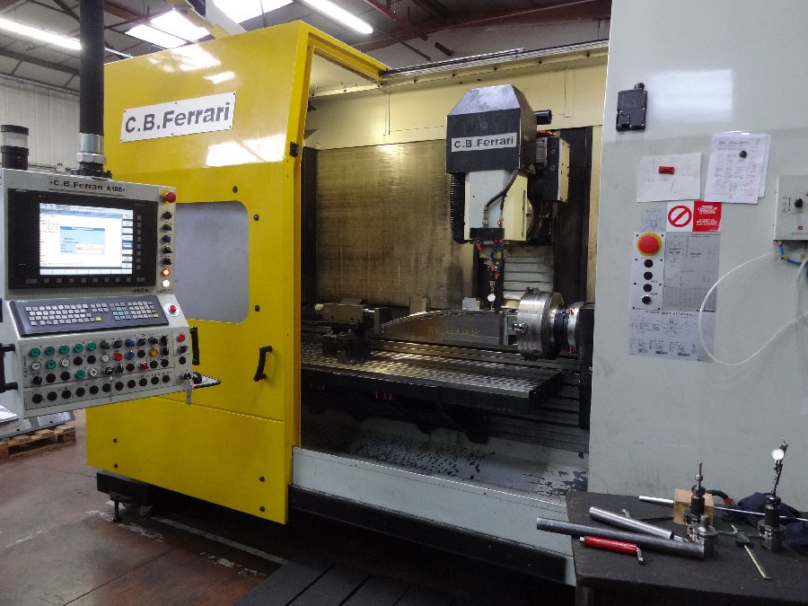 Used CB FERRARI A186 5 axis machining center - Makinate