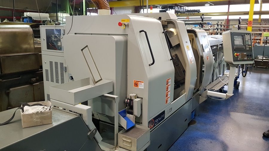 Makinate | 2) Used HANWHA STL32H Swiss type lathe M1701978650 1