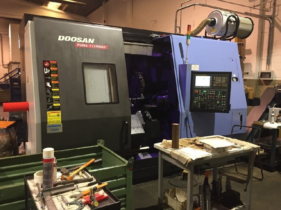 Makinate | Used DOOSAN PUMA TT 2500 SY Lathe with live tooling M1702013689 1